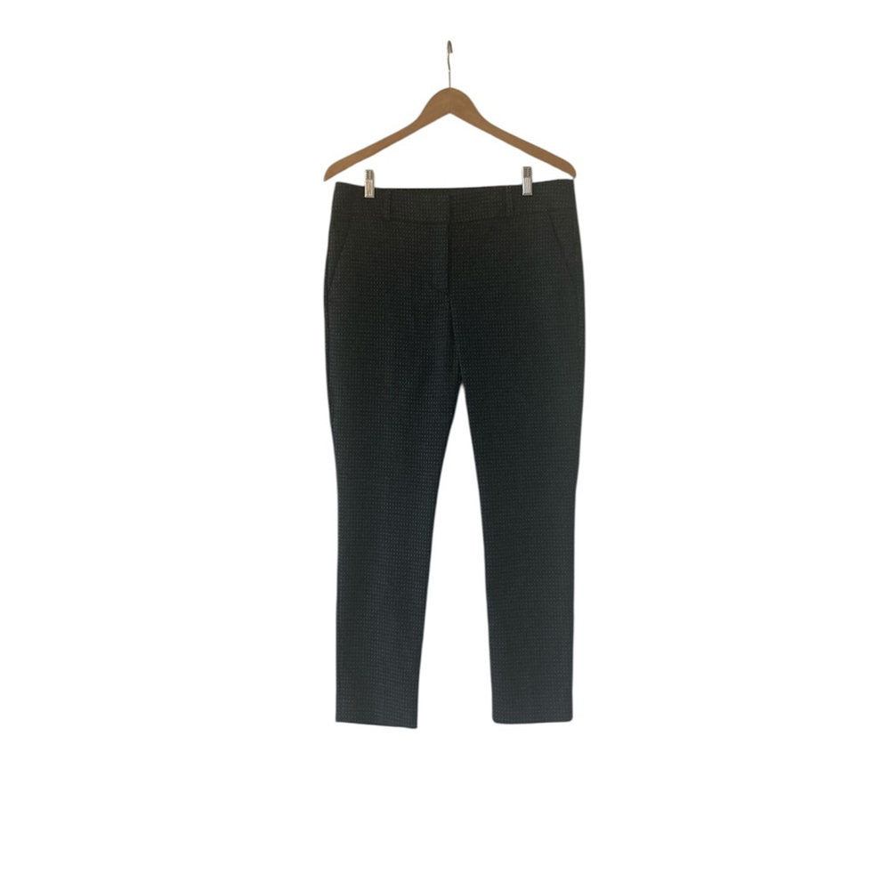 LOFT 10 Black Marissa Skinny Ankle Pants Sleek Structured Design